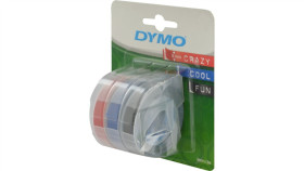 Taśma Do Drukarek 3D 9Mm X 3M Czarna, Czerwona, Niebieska S0847750 /3 Rolki/