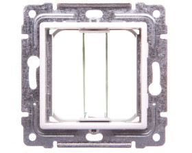 VENA Uchwyt montażowy 45x45 z redukcją ramki biały 510445