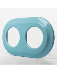 CERAMICZNA RAMKA DWUKROTNA PASTELOWA MIĘTOWA 2PF02PM