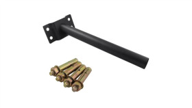 Uchwyt Do Lampy Ulicznej Solarnej 41Cm Rura 48Mm Czarny Lvt