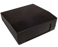 Z-25 Obudowa z tworzywa Z25 wymiary: 220x220x78mm - pełna - czarna - polistyren