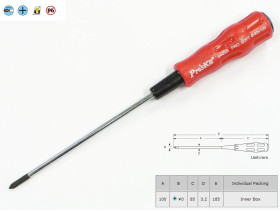 Wkrętak krzyżak PH0 9405B Proskit