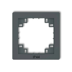 Ramka pośrednia do łączników IP44 grafitowy mat 28DRPH