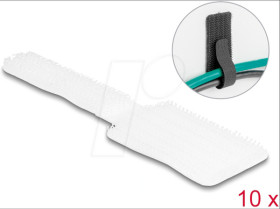 19587 Cable holder with hook-and-loop fastening, self-adhesive, 90 mm,