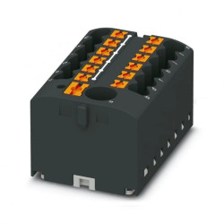 Blok rozdzielczy PTFIX 6/12X2,5 BK, czarne złącze przemysłowe - 12 punktów przyłączeniowych o przekroju 2,5mm2 /8szt./