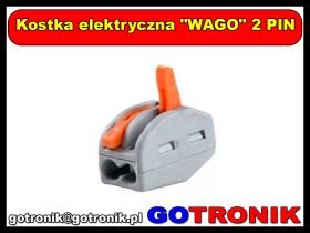 Kostka elektryczna typu "WAGO" 2 PIN