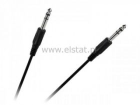 Jack 6,3 WT-WT 3m czarny stereo