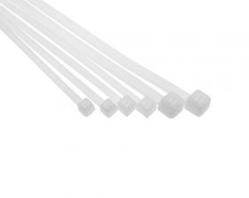 Paski montażowe (200 x 4,8mm) białe 100szt.