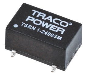 Regulator przełączający, Uwe 10.5 → 42 V dc, 7 → 27 V dc, Uwy ±9V dc, Iwy 1 A, 300 mA, TRACOPOWER