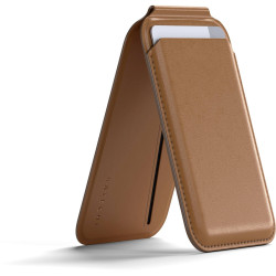 Satechi Magnetic Wallet Stand Leder Case Apple brązowy ST-VLWN