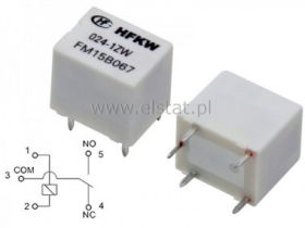 Przekaźnik 1x styk przełączny 24VDC 20A HFKW