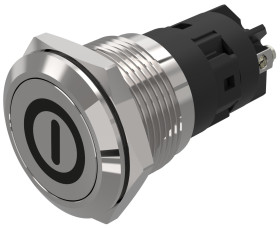 Nasadka przełącznika Chwilowy SPDT średnica wycięcia 19mm, montaż panelowy EAO