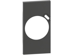 LIVING NOW Plakietka gniazda 2P+Z + usb - 2 moduły - czarna KG62 LEGRAND