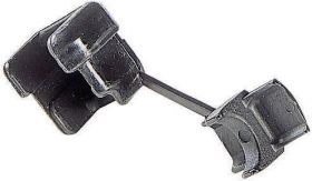 Przepust kablowy; PB Fastener, 132-7669-001, 132-7669-001, (Ø x W) 9.5 mm x 10.3 mm, czarny, 1 szt.