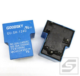 Przekaźnik GU-SH-124D;30A/24VDC; PCB;SPDT;GOODSKY;Zgodność RoHS