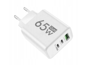 Ładowarka sieciowa TRG-185 z gniazdem USB QC3.0 + 2x USB-C PD4.0