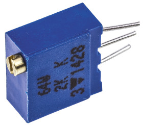 Potencjometr dostrojczy 2kΩ THT 0.5W 19 (elektryczny), 22 (mechaniczny) -zwoje Regulacja górna 2,2 mm