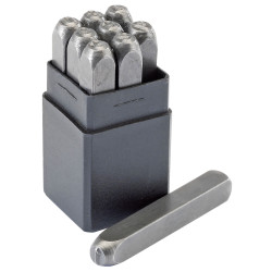 Draper 37337 0 - 9 Number Stamp Set - Number Height 3/16"