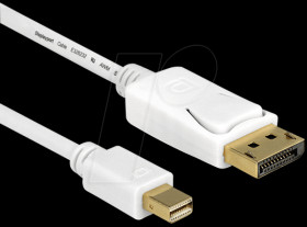 83485 Displayport mini &gt; Displayport 7.0 m cable, white