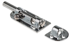 Zasuwa drzwi Mosiądz Nie RS PRO 103 x 34mm