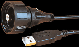 PX0840/B/2M00 USB cable IP68 type B - standard type A, 2m