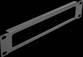 66672 10" Network Cabinet Panel with opening 1U black