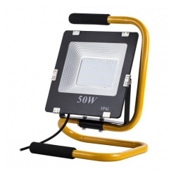 Lampa przenośna LED ART L4101612, 50W, 3500lm, IP65, AC230V, 4000K + stojak + przewód 2m + wtyczka - biała naturalna