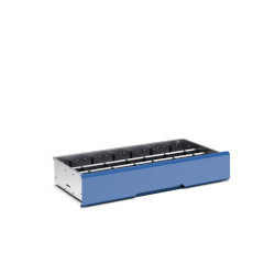 Zestaw przegródek Przegroda Metaliczny srebrny Galvanised Steel for use with Szafa, Dimensions1050 x 550 x 175mm Bott