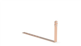 Uchwyt Pod Dachówkę L-330Mm H-150Mm Miedziany Z Zaczepami Skręcany 10.2/Z/S...