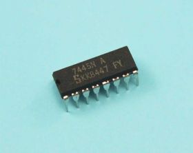 7445 DIP-16 BCD-TO DECIMAL DEC/DRIVERS
