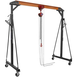 Sealey SG1000KITG Portable Adjustable Gantry Crane - Geared Trolley Combo 1Tonne