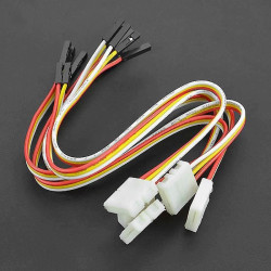 3-Pin LED Strip Connector Cables (Single Head, 5 Pieces)