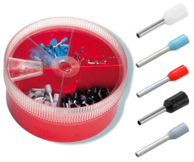 Zestaw Końcówek Tulejkowych Izolowanych Tulejki Izolowane 4-6-10-16mm