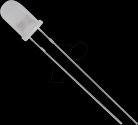 5034W2D-ESA-B LED 5mm, wired, white, 2500 mcd, 60°