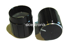 Gałka potencjometru GCL15 15mm czarna