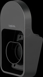 EVM0100 Wall bracket with cable cradle, plastic, black