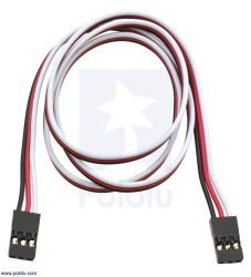 Pololu Servo Extension Cable 24" Female - Female