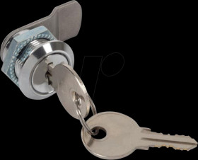 BG26 Letterbox lock, with two keys, diameter 17 mm