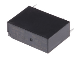 Przekaźnik mocy 12V dc SPST Omron, montaż PCB 720Ω Otwór przezierny