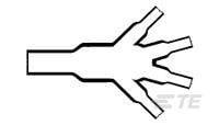 TE Connectivity 351271-000 TE RAY TFIT Poly Molded Parts, 1 szt.
