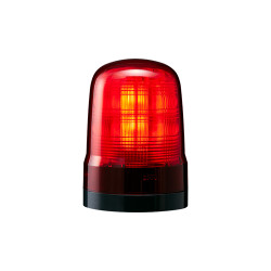 Lampa sygnalizacyjna LED 100→ 240 VAC Wiele efektów świetlnych Czerwony Montaż na podstawie LED