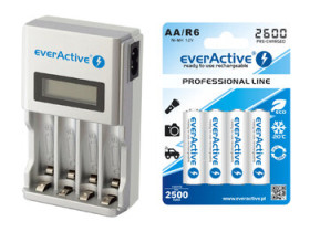 ładowarka everActive NC-450 + 4 x R6/AA everActive 2600