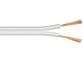 Lautsprecherkabel weiß CU