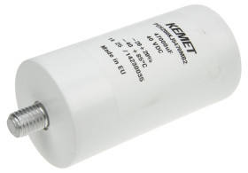 Kondensator 47000μF 40V dcmontażśrubowy KEMET 51.6 x 98.5mm