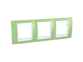 UNICA PLUS Ramka 3 potrójna pozioma zieleń oliwkowa MGU6.006.863 SCHNEIDER ELECTRIC