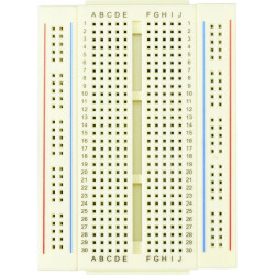 TruComponents 654962 Breadboard slidable Pins:400 86.5 x 64.5 x 8.5 mm