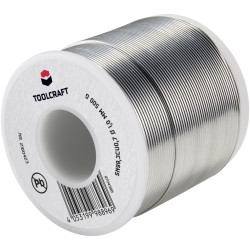 Toolcraft 2160423 Solder Lead-Free Wire Sn993Cu07 500g Halogen-Free