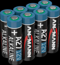 1520-0016 Alkaline battery, A27, 8 pcs.