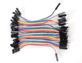 Premium Jumper Wires 40pk (Male/Female) 100mm