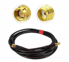 PRZEDŁUŻACZ SMA ANTEN WiFi LTE GSM KABEL 2m